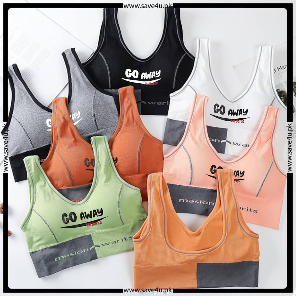 Thin Padded Removable Pads Non Wired Sports bra – Save4u