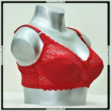 Load image into Gallery viewer, Lace Trim Non Padded Jersey Bra
