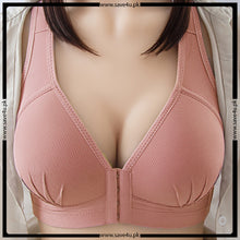 Load image into Gallery viewer, Soft Front Open Thin Padded Wireless Bra
