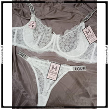 Load image into Gallery viewer, Delicate Soft Net Wired Lingerie Set
