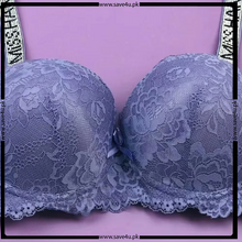 Load image into Gallery viewer, Full Lace Double Padded Push up Bra Set
