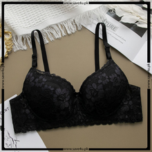 Load image into Gallery viewer, Stylish Push-up Floral Lace Thin Padded Bra
