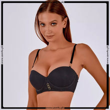 Load image into Gallery viewer, Padded Demi Cup Simple Wired Bra
