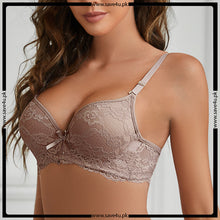 Load image into Gallery viewer, Wired Bra with Lace Trim Pads
