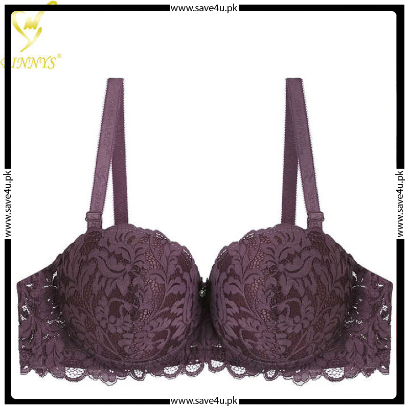 Luxe Padded Enhancing Push Up Demi Cup Bra