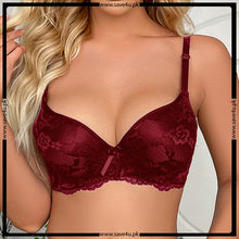 Load image into Gallery viewer, Wired Bra with Lace Trim Pads
