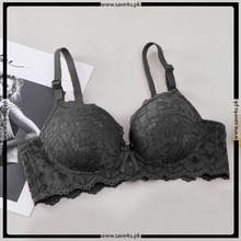 Load image into Gallery viewer, Soft Thin Padded Lacy Spandex Bra
