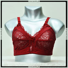 Load image into Gallery viewer, Non-Padded Floral Lace Design Comfy Wireless Bra
